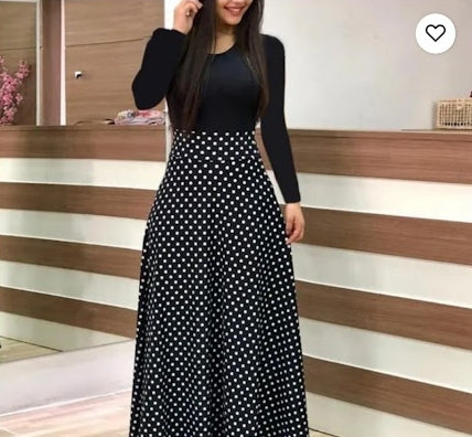 Black Polka Dot Dress