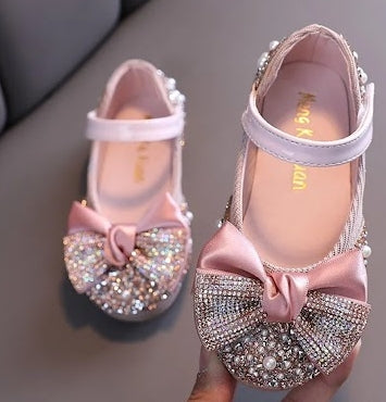 Girl's Glittery Dress Shoes